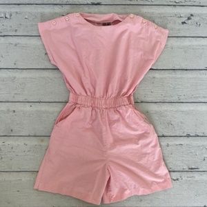 Saint Germain Paris Vintage 1980's pink Romper one piece size women's 9/10